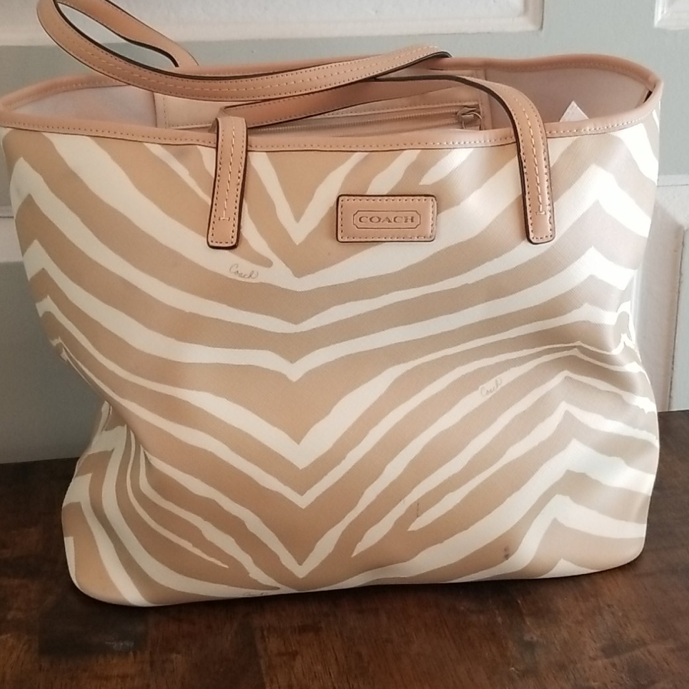 Coach Coated Canvas Tote Bag